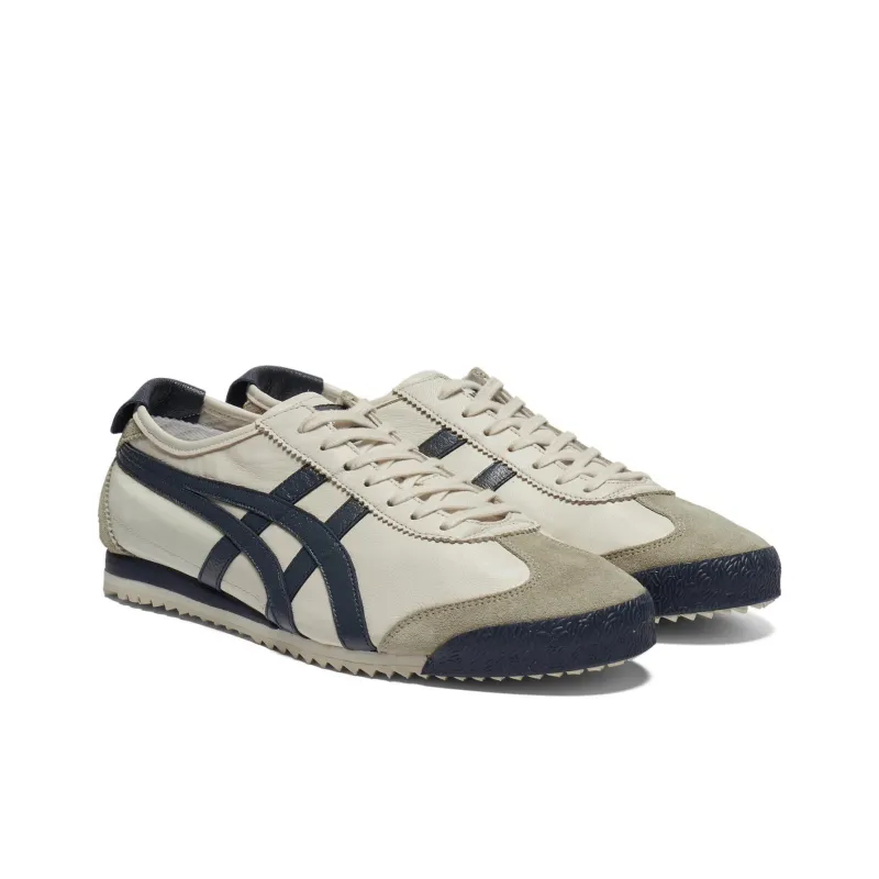 Onitsuka Tiger MEXICO 66 Anti Slip Wear Resistant Low Top Casual Shoes Unisex Beige Blue-2