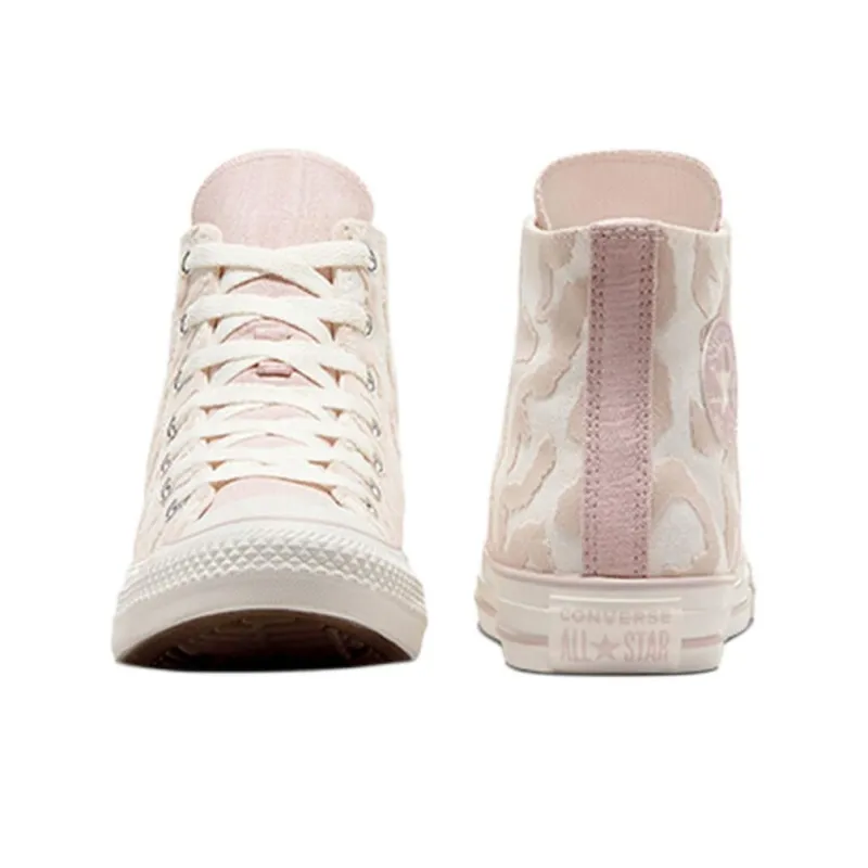 Converse Chuck Taylor All Star Anti Slip Wear Resistant High Top Kids Canvas Shoes Beige Pink Teenagers-3