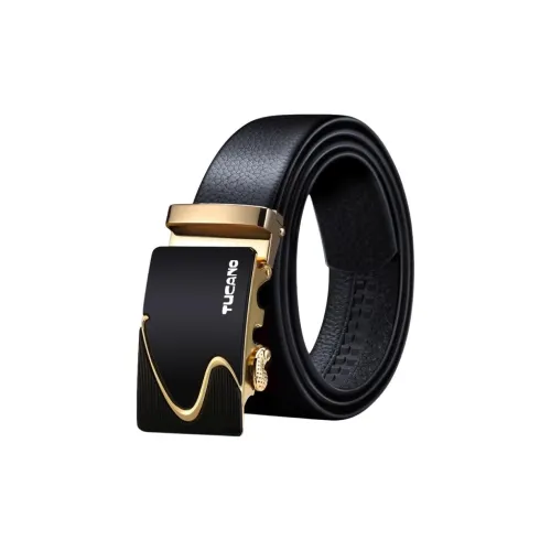 TUCANO Top Grain Cow Leather Leather Belts Men's 3.5CM