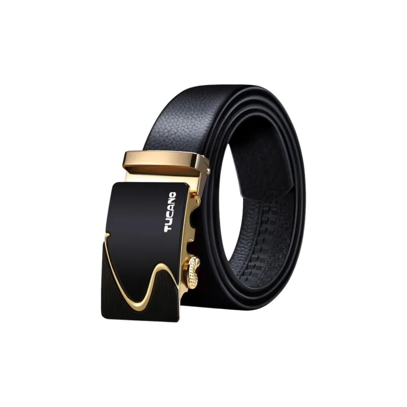 TUCANO Top Grain Cow Leather Leather Belts Men's 3.5CM-0