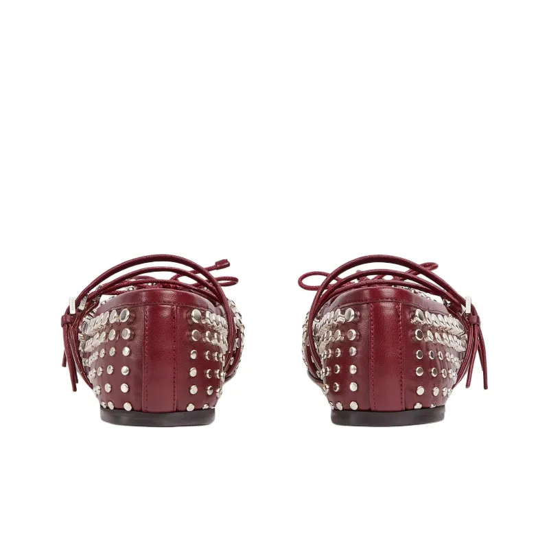 GUCCI Horsebit Casual Single Shoes Women's Red-4