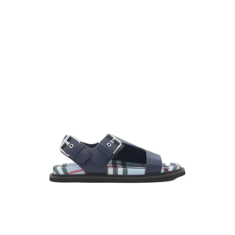 Burberry Vintage Slip Resistant Children's Sandals Blue Kids'-1