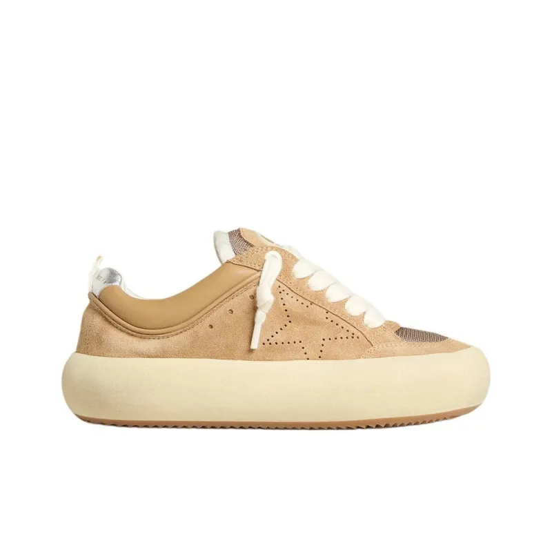 Golden Goose Space Star Skateboard Shoes Women's Brown-1