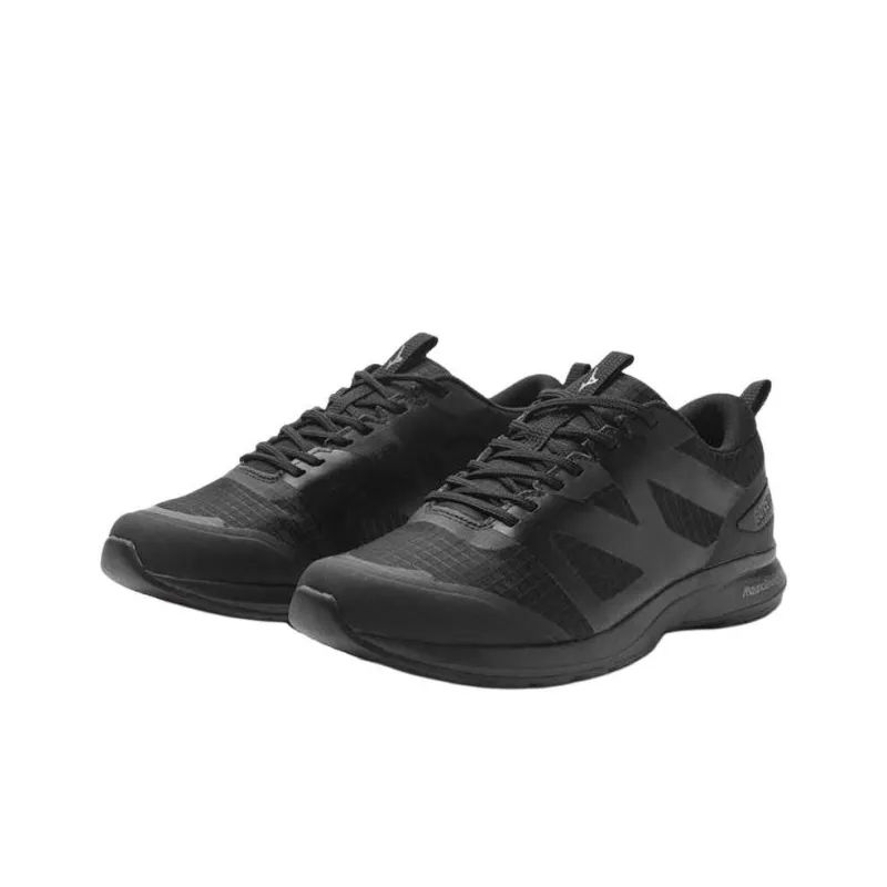 Mizuno Anti Slip Wear Resistant Low Top Casual Running Shoes Unisex Black-2