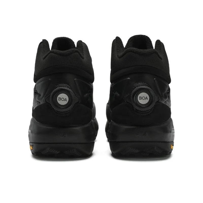 FILA BOA EXPLORER 2 Wear Resistant High Top Running Shoes Women's Black-3