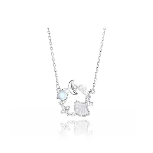 Listen To The Flowers Bloom Zircon Necklaces Women's