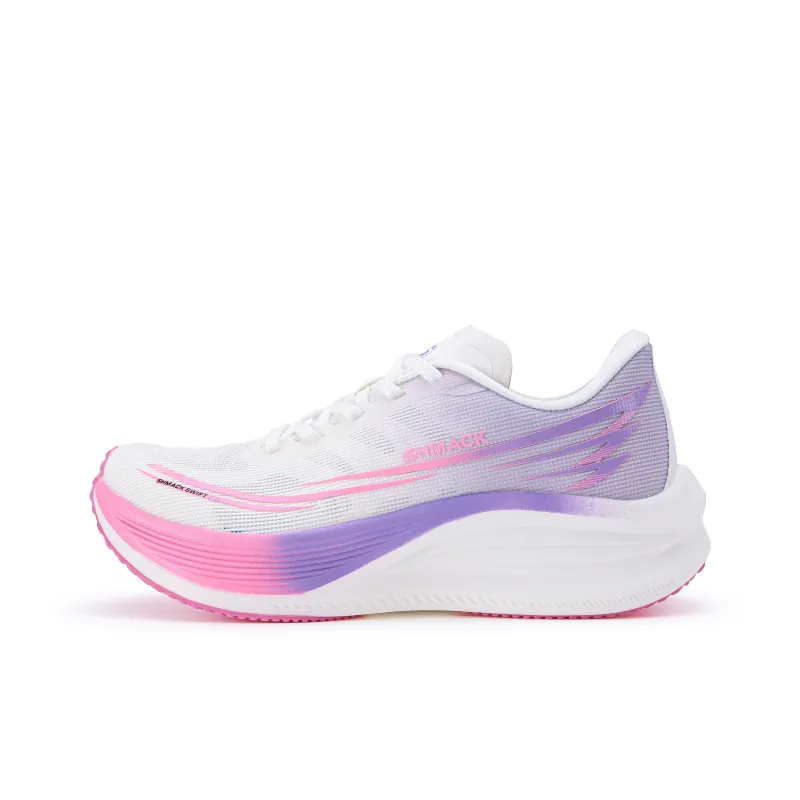 SHMK SUPREME Running Shoes Unisex Low Top White/Purple/Pink/Cyan-1