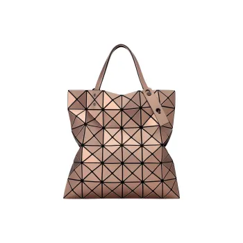 ISSEY MIYAKE PVC Tote Bag Shopping Bag Shoulder Bag Handbag Women's Light Brown