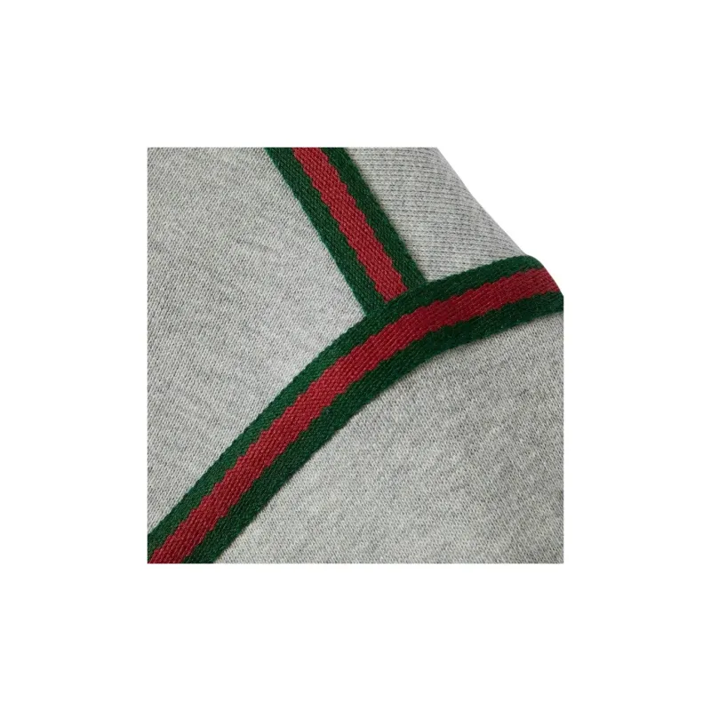 GUCCI Stripe Detailed Drawstring Hoodie-7