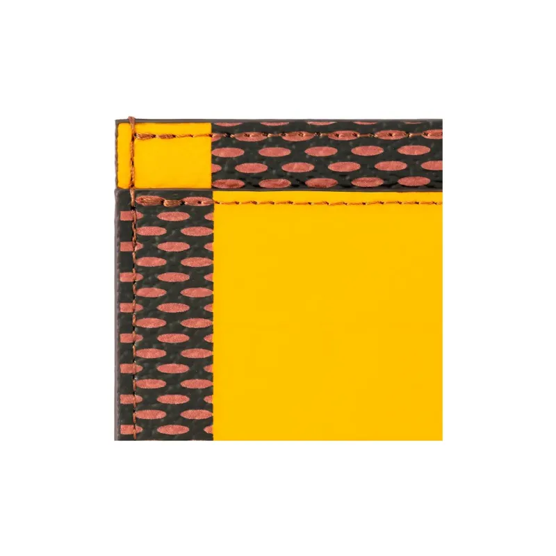 LOUIS VUITTON Porte Cartes Simple Damier Pop Jaune Mat-3