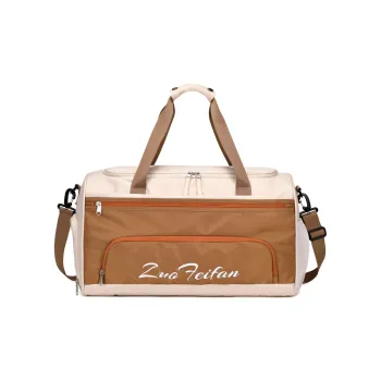 ZUOFEIFAN Fabric Portable Crossbody Bag, Travel Bag Women's Beige