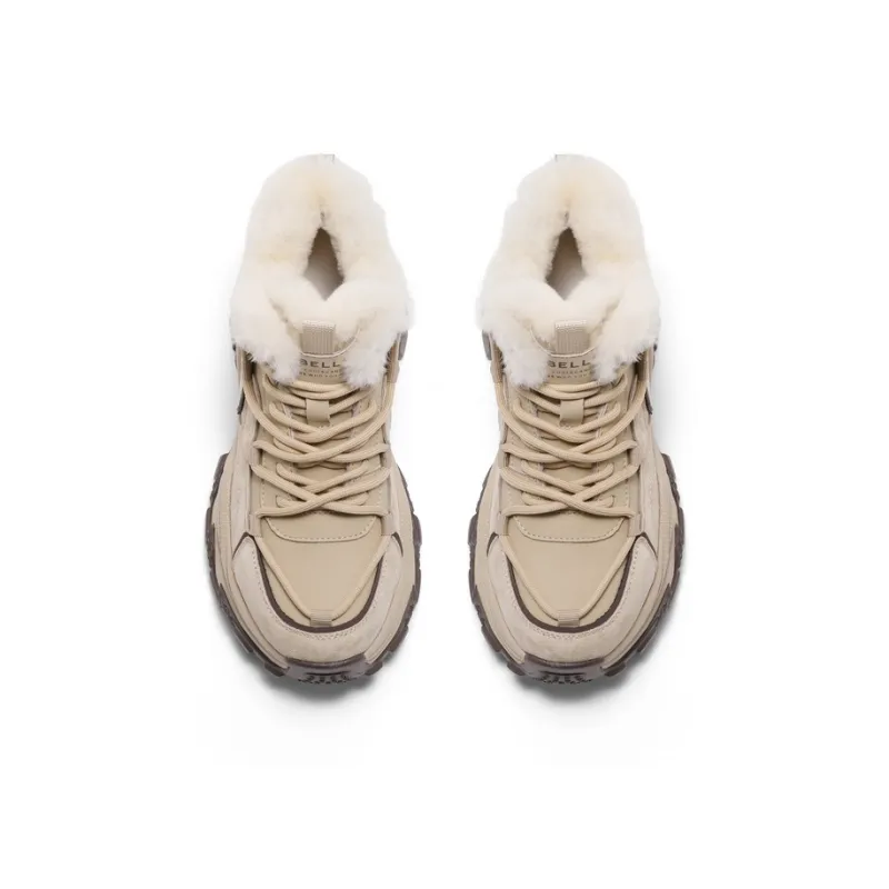 BELLE Anti Slip Wear Resistant High Top Chunky Sneakers Women's-6