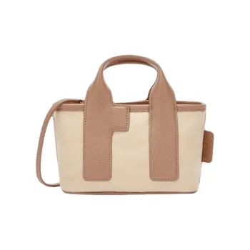 Furla Nylon Handbag, Shoulder Bag, Crossbody Bag Mini Women's Light Khaki