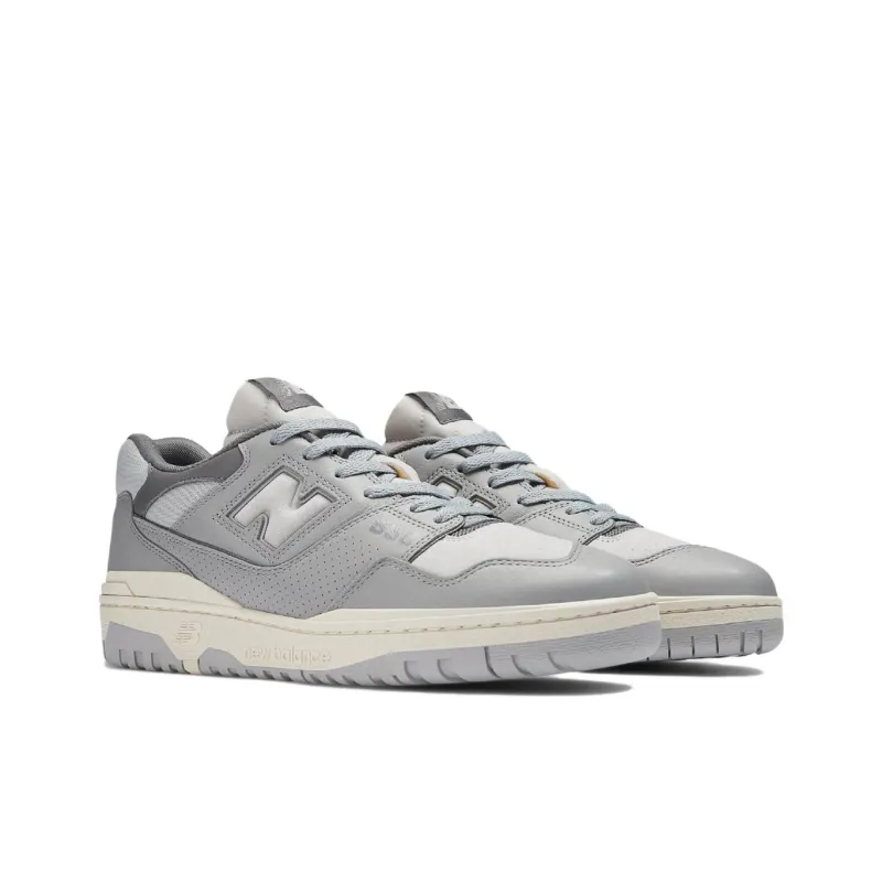 Aime Leondor x New Balance NB 550 Anti Slip Wear Resistant Low Top Skateboard Shoes Unisex Gray-2