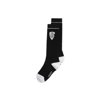 Burberry Mid-Calf Socks Unisex Black White