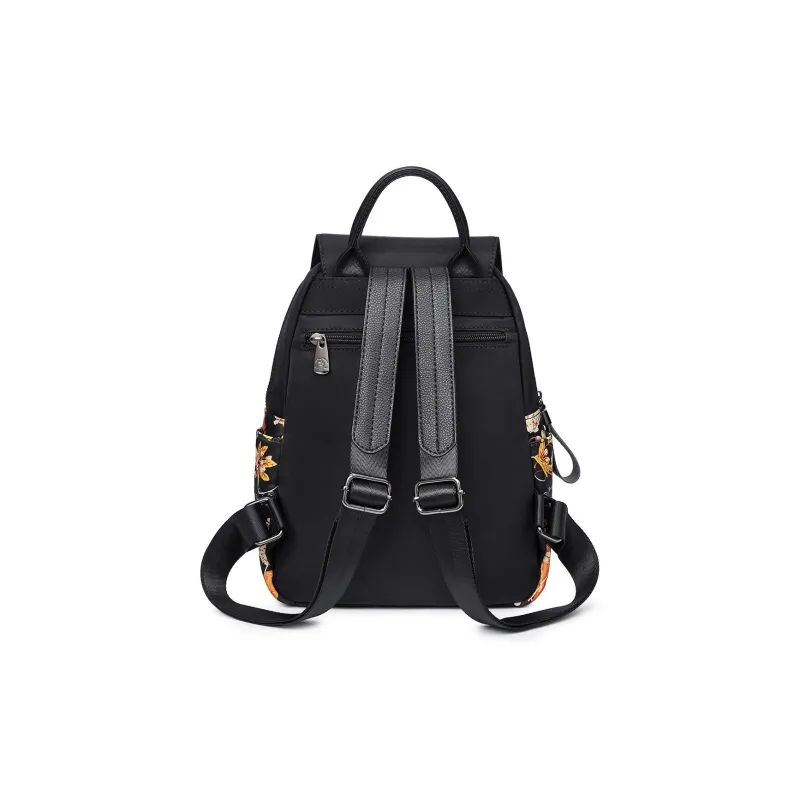 SANTA BARBARA POLO & RACQUET CLUB Fabric Backpack Regular Women's Black Style/Bellflower Style-5