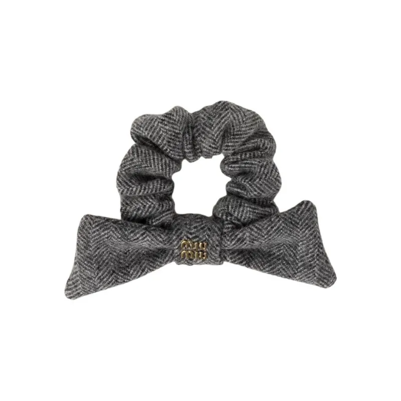 MIU MIU Metal Hair Ties Women's Black-0