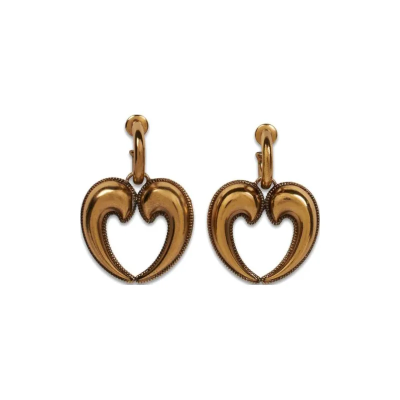 ETRO Heart Embellished Drop Earrings-0
