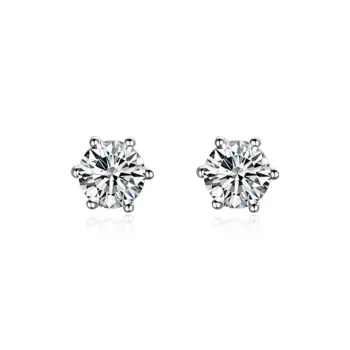 Shang Yinfu Alloy 925 Sterling Silver Needle Stud Earrings Women's