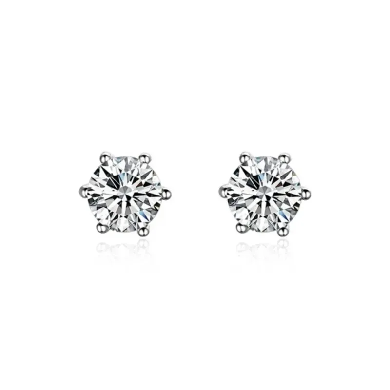 Shang Yinfu Alloy 925 Sterling Silver Needle Stud Earrings Women's-0