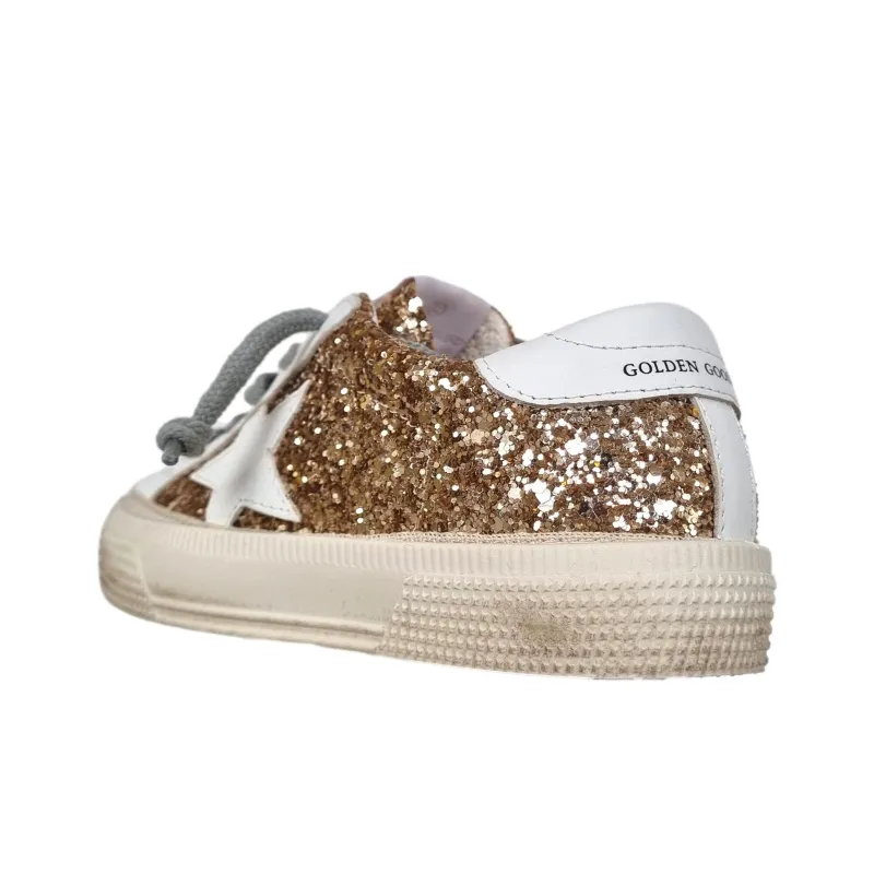 Golden Goose May Star Kids Lifestyle Shoes Gold Teenagers-3