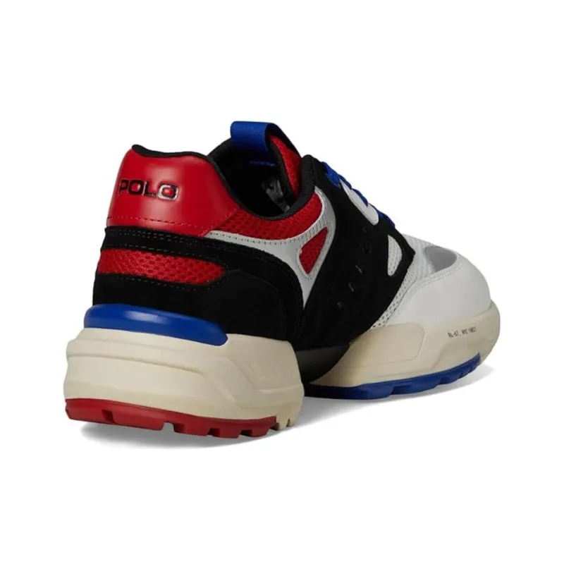 Polo Ralph Lauren Jogger Low Top Casual Shoes Men's Black Red-3