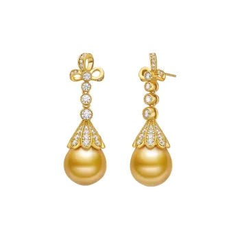 ME LUXE Saltwater Pearl Earrings Women's