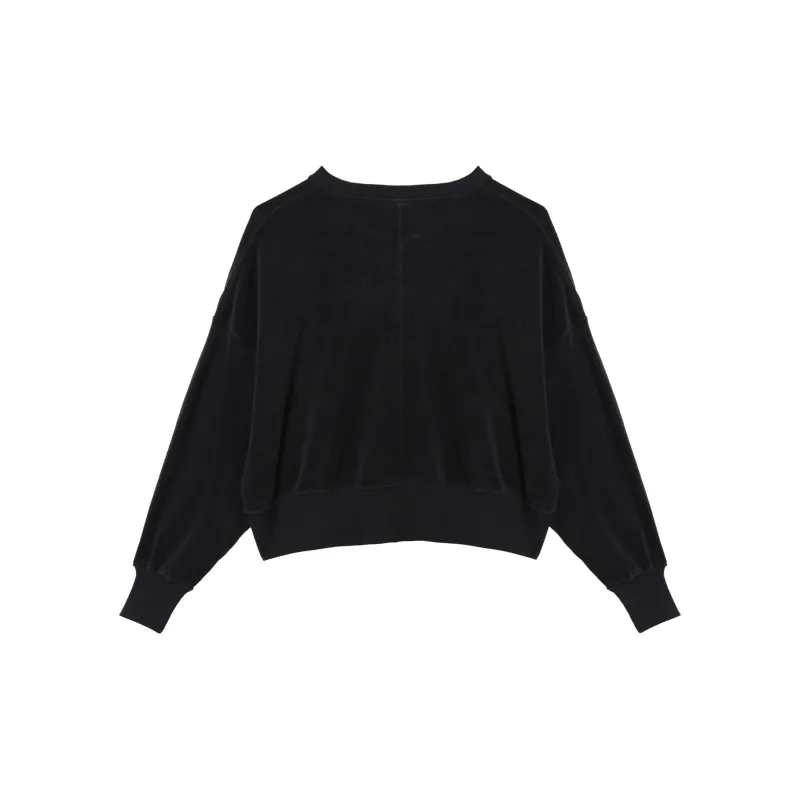 Nike COURT HERITAGE Sweatshirt Women's Black-1