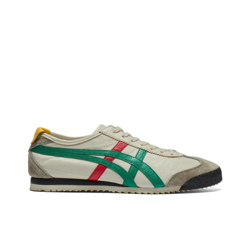 Onitsuka Tiger MEXICO 66 Anti Slip Wear Resistant Low Top Casual Shoes Unisex Beige Green-1
