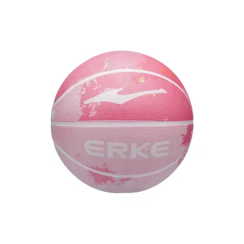 Erke Rubber Basketball Cloud Pink Size 5 Size 7 Training Match Unisex