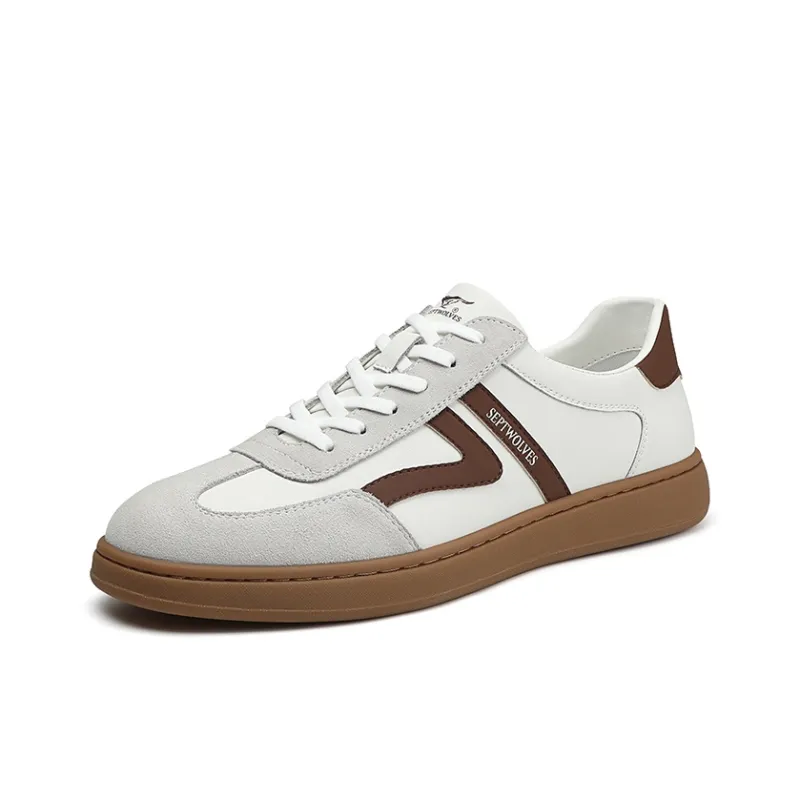 SEPTWOLVES Slip Resistant Low Top Skateboard Shoes Men's HD-6
