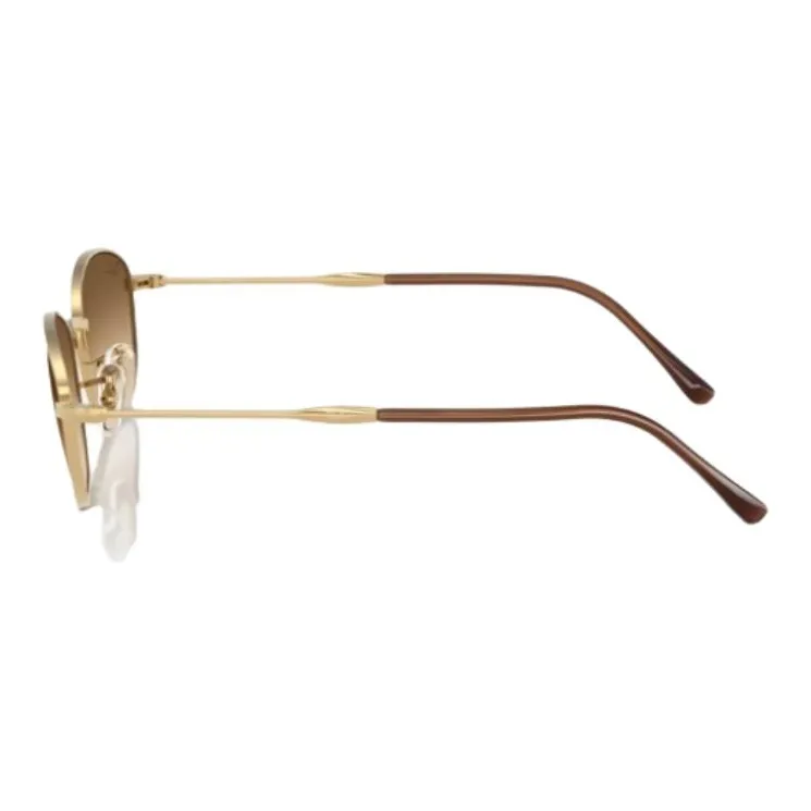 RayBan Metal Oval Sunglasses Women's Gold-2