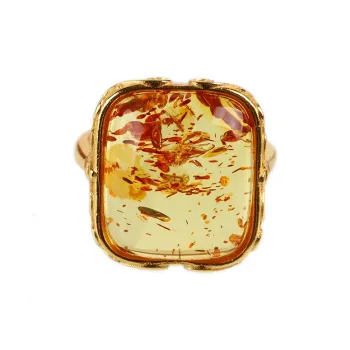 POSILAN Amber Beeswax Rings Unisex
