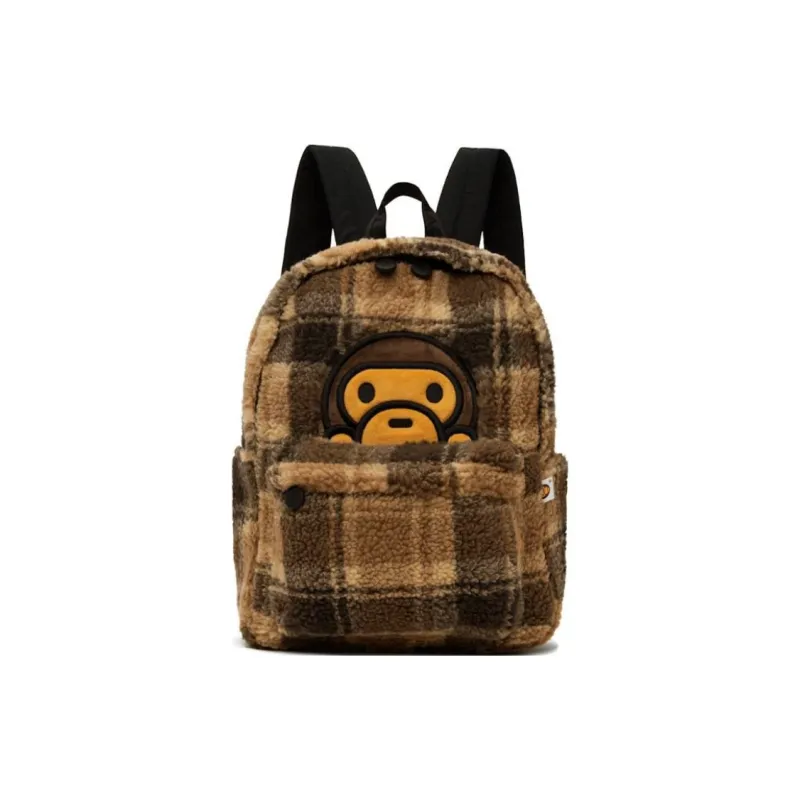 BABY MILO STORE BY A BATHING APE Fabric Backpack Regular Unisex Brown-1