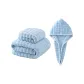 Sky Blue Bath Towels, Towels, Hair Drying Caps[7A Antibacterial]