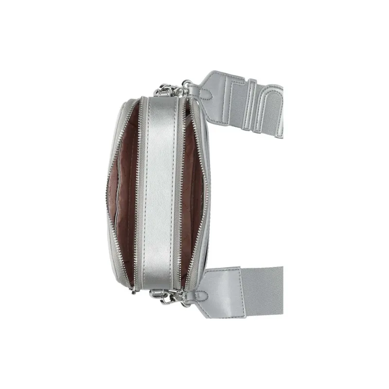 LIU·JO Synthetic Fiber Camera Bag, Crossbody Bag, Shoulder Bag Women's Silver-3