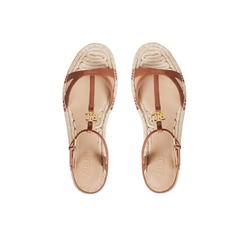 Polo Ralph Lauren Payton One Strap Sandals 3cm Women's Beige-3