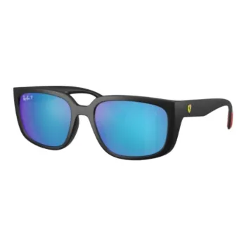 RayBan Peek Square Sunglasses Unisex Matte Black