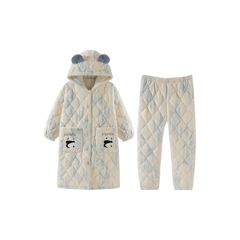 OUSHIBO Pajama Set Women's Image Color-0