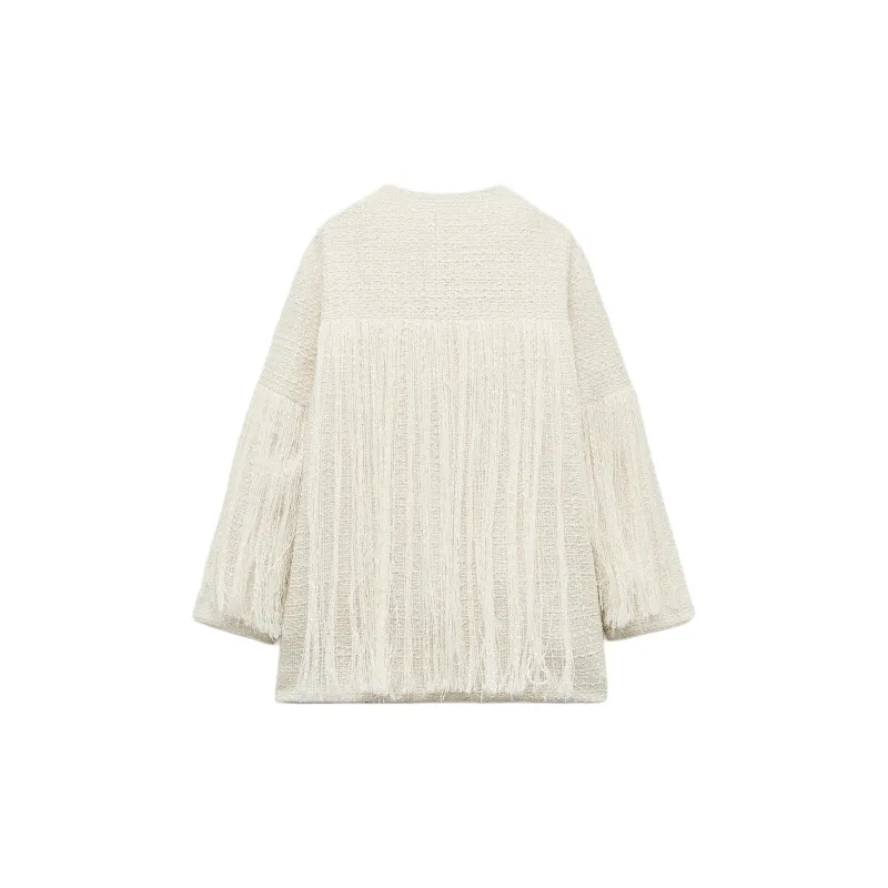 ZARA ZW Series Jackets Coats Women's Natural Color-1