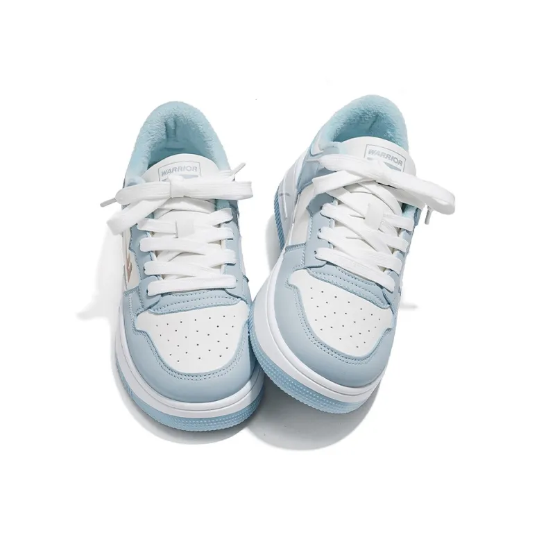 Warrior Low-Top Year Of The Dragon Limited Edition Skateboard Shoes Unisex White Light Blue-1
