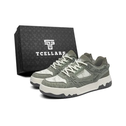 TCELLARS Anti Slip And Wear Resistant Lightweight Height Increasing Low Top Skateboard Shoes Men's Exclusive Box