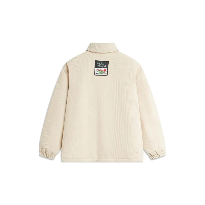 LiNing x DISHINIBAOBAOLONG,LIANMINGKUAN Sports Life Collection Jackets & Coats Men's Sand Gravel Gray-1