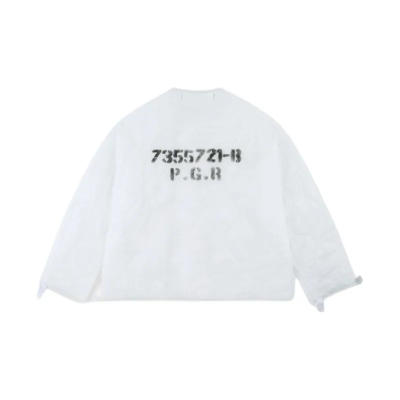 PROJECT GR FW24 Parka Coats Unisex White-2