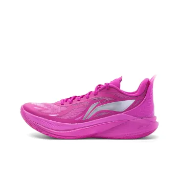 LiNing Low Top Professional Competition Performance Basketball Shoes Men's Crackled Purple