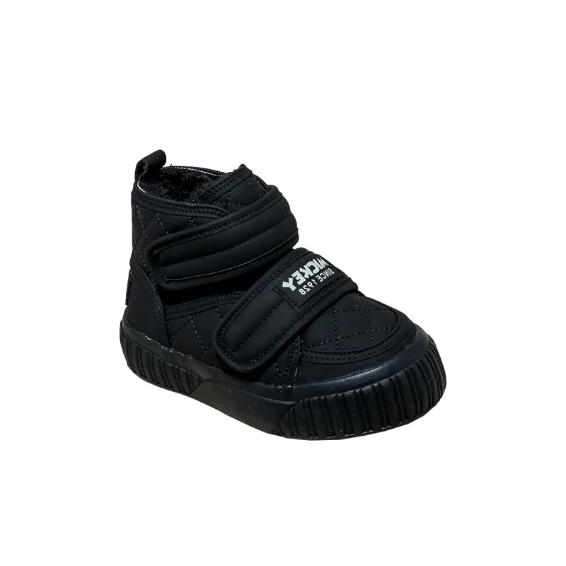 Disney Mickey Series Slip-Resistant Warm High-Top Kids' Skateboarding Shoes Kids'-1