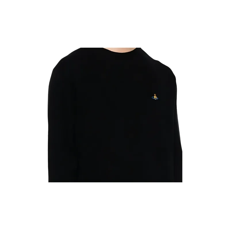Vivienne Westwood Orb Embroidered Crewneck Knitted Jumper-6