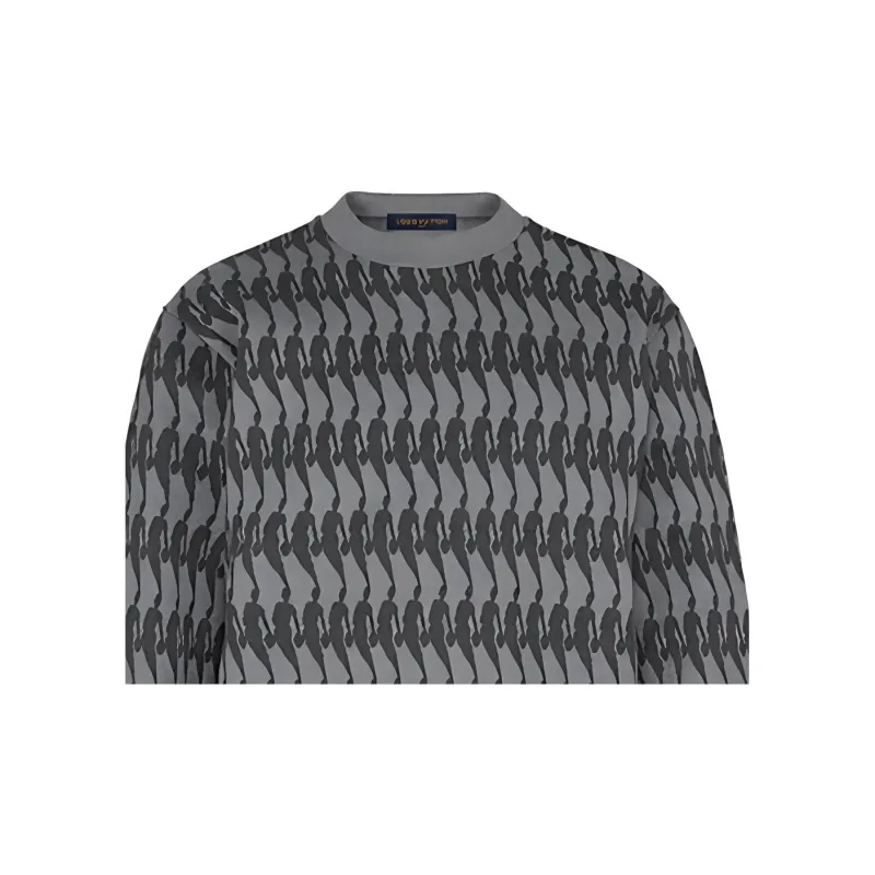 LOUIS VUITTON x NBA Sweatshirt Men's Gray-4