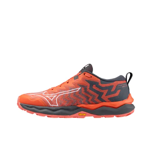 Mizuno Wave Daichi 8 Anti Slip Wear Resistant Low Top Running Shoes Women's Orange