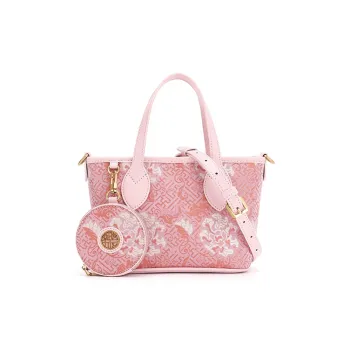 Pivsnu Silk Handbag Shoulder Bag Crossbody Bag Regular Women's Pink